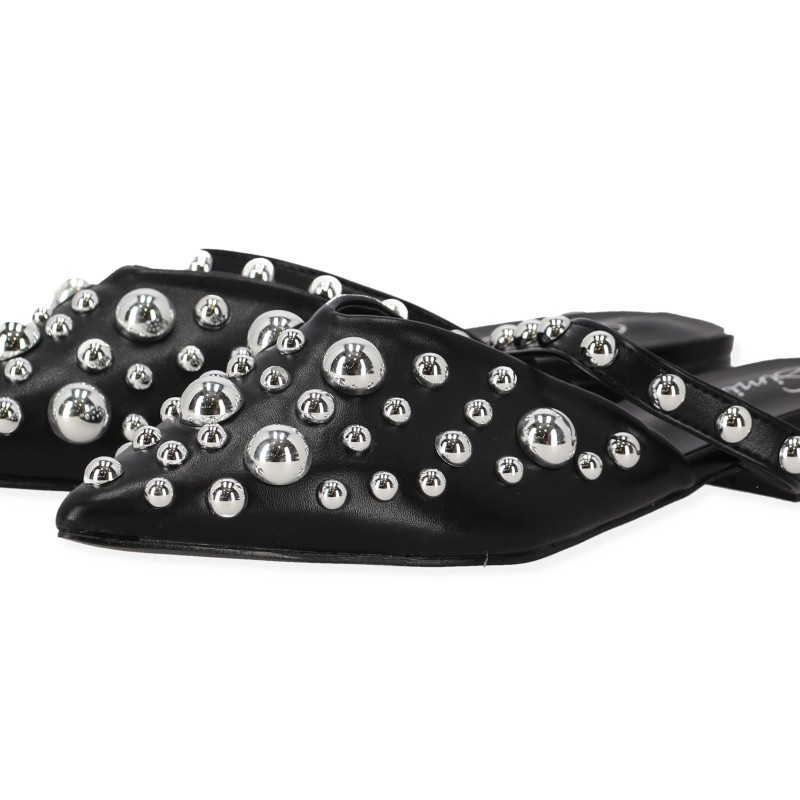 SIMIUS Mules Μυτερά Flat με Τρουκς SIMIUS Mules Μυτερά Flat με Τρουκς