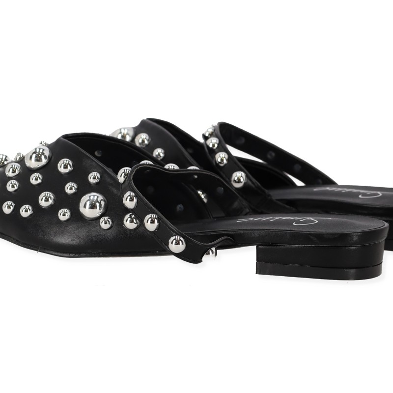 SIMIUS Mules Μυτερά Flat με Τρουκς SIMIUS Mules Μυτερά Flat με Τρουκς