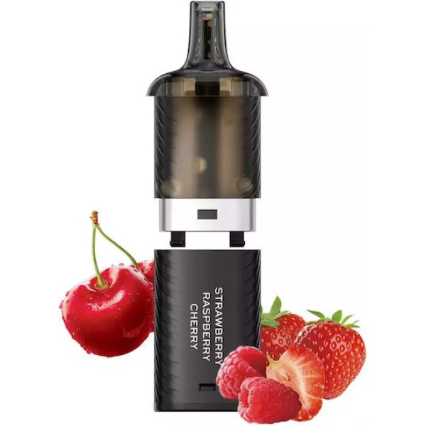 Vozol Ready-to-Empty Liquid with Fruity Flavor 20mg 2ml Strawberry Raspberry Cherry Smoked Items
