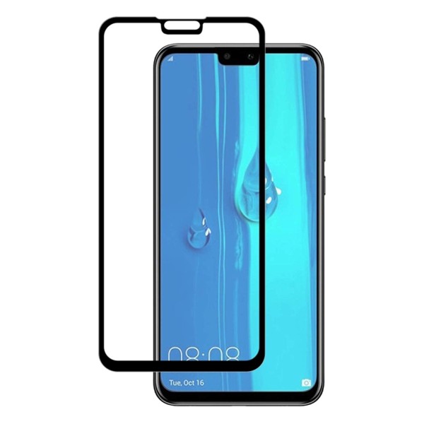 Fullscreen Tempered Glass Μαύρο (Huawei Y9 2019)