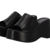 CHC-Shoes Πλατφόρμα - Παντόφλα Γυναικεία Δερματίνη