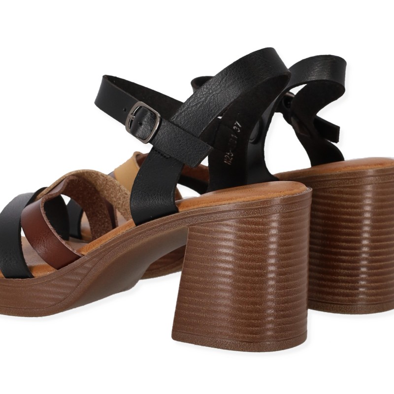 CHC-Shoes Γυναικείο Πέδιλο με Χοντρό Τακούνι CHC-Shoes Γυναικείο Πέδιλο με Χοντρό Τακούνι