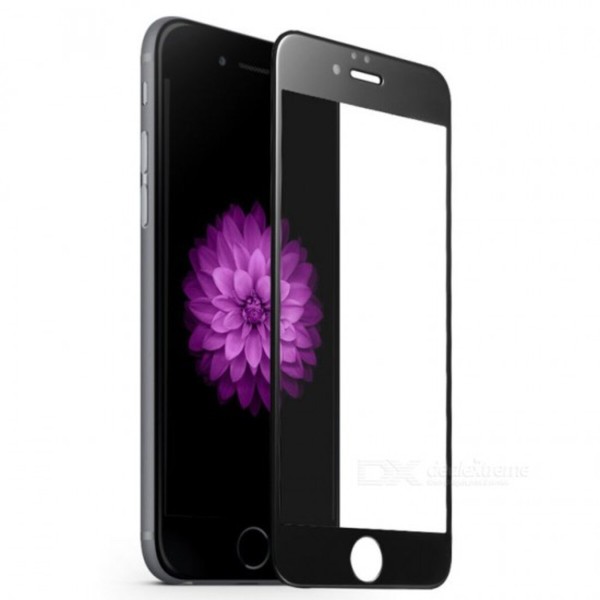 Fullscreen Tempered Glass Μαύρο (Iphone 6 Plus)