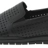 AYAKKABI Leather Women's Ballerina Shoes Perforated Upper