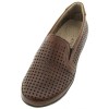 AYAKKABI Leather Women's Ballerina Shoes Perforated Upper