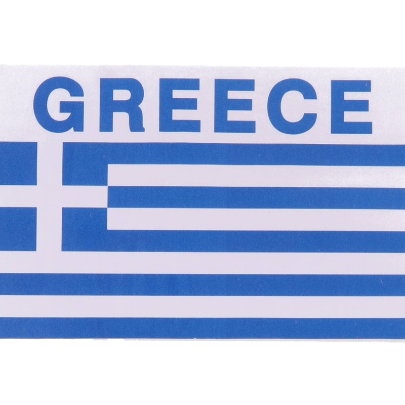 Αυτοκόλλητο Αυτοκινήτου Ελληνική Σημαία