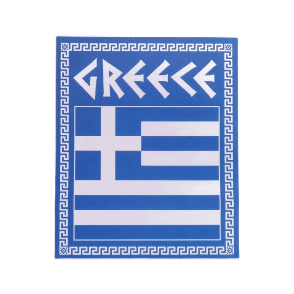 Αυτοκόλλητο Αυτοκινήτου Ελληνική Σημαία