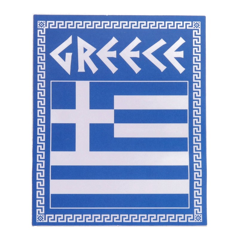 Αυτοκόλλητο Αυτοκινήτου Ελληνική Σημαία