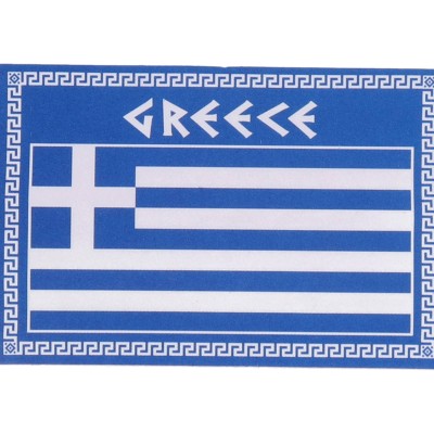 Αυτοκόλλητο Αυτοκινήτου Ελληνική Σημαία