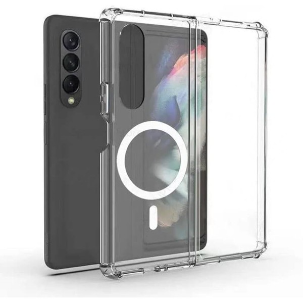 Back Cover Θήκη Magsafe Διάφανο (Samsung Galaxy Z Fold 4) Αξεσουάρ Κινητών/Tablet