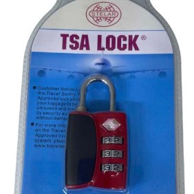 Tsa Lock Λουκέτο Ασφαλείας με Κωδικό -Κόκκινο Tsa Lock Λουκέτο Ασφαλείας με Κωδικό -Κόκκινο
