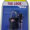 Τsa Lock Ατσάλινο Λουκέτο με Κλειδί - Μαύρο