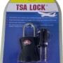 Τsa Lock Ατσάλινο Λουκέτο με Κλειδί - Μαύρο