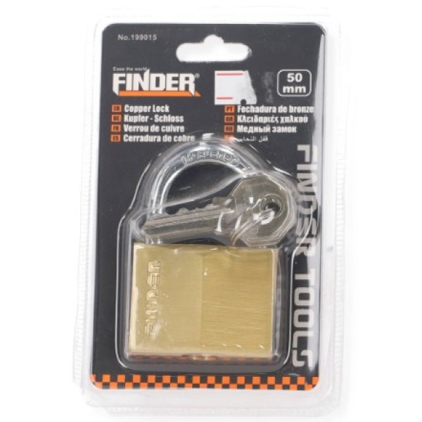 Finder Λουκέτο με Κλειδί 50ΜΜ - Large
