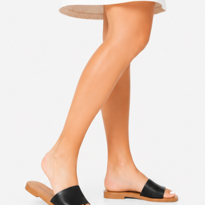 Beautifulshop Γυναικείες Παντόφλες απο Γνήσιο Δέρμα