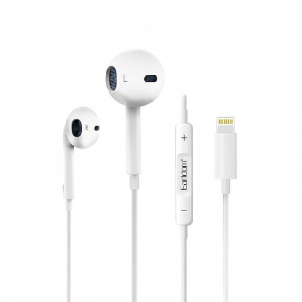 Earldom ET-E69 Earbuds Handsfree Lightning Άσπρο