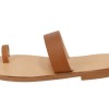 Beautifulshop Γυναικείες Παντόφλες  Γνήσιο Δέρμα με Δάχτυλα