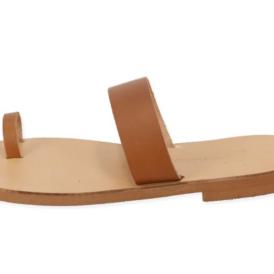 Beautifulshop Γυναικείες Παντόφλες  Γνήσιο Δέρμα με Δάχτυλα