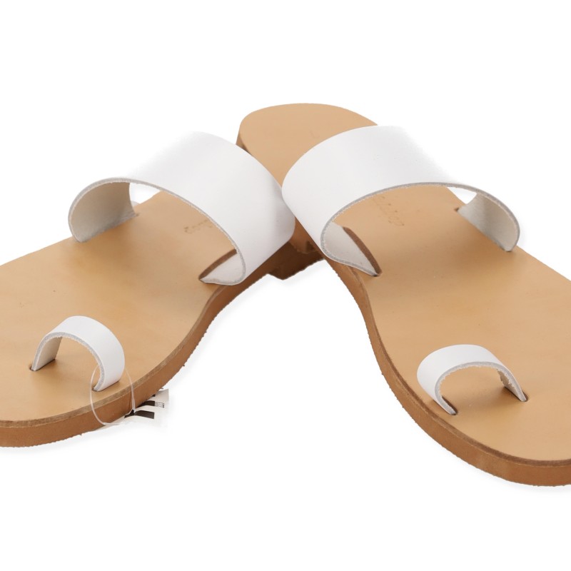 Beautifulshop Γυναικείες Παντόφλες  Γνήσιο Δέρμα με Δάχτυλα