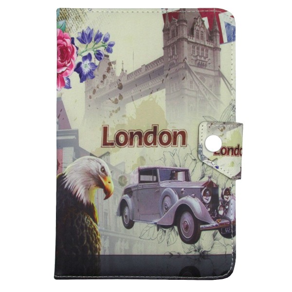 Book Cover Θήκη Tablet Με Σχέδιο London (Universal 9'')