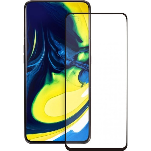 JEL Fullscreen Tempered Glass Μαύρο (Samsung Galaxy A80 & Samsung Galaxy A90)