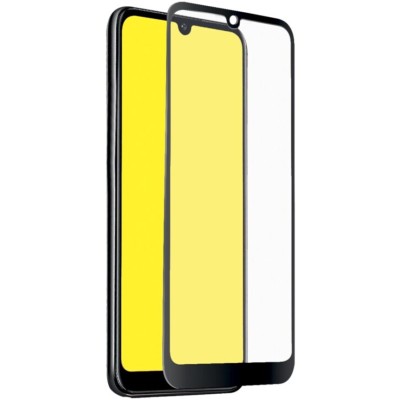 Fullscreen Tempered Glass Μαύρο(Huawei Y6 2019 & Huawei Y6 Pro 2019 & Honor 8A)