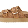 Γυναικεία Σανδάλια Flatform με Διπλές Τόκες