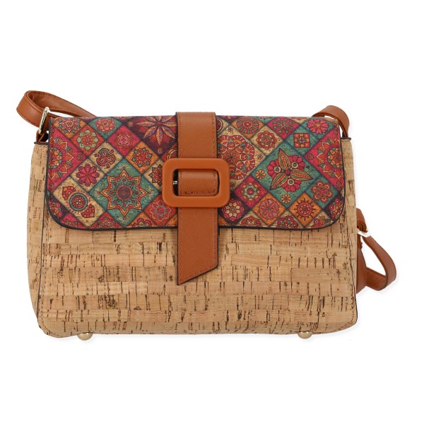 The Grace Bags Γυναικεία Τσάντα με Σχέδιο Χιαστί/Ώμου