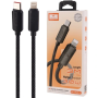 Earldom EC-194C-L Καλώδιο Φόρτισης USB-C σε Lightning 3m Μαύρο