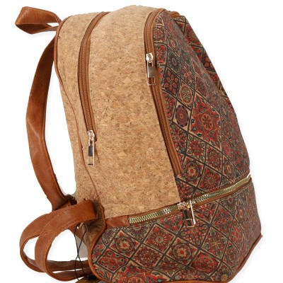 Vogue Hand Bag Γυναικεία Τσάντα Πλάτης με Πολύχρωμα Σχέδια