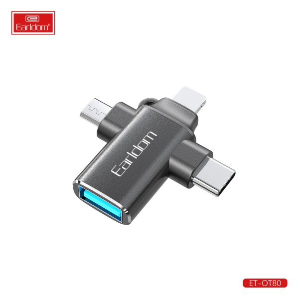 Earldom ET-OT80 Αντάπτορας USB 3 σε 1 Αξεσουάρ Κινητών/Tablet