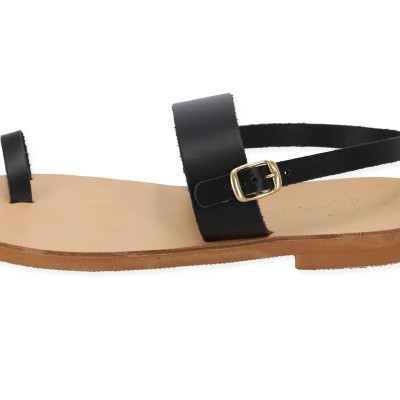 Beautifulshop Χειροποίητα Δερμάτινα Σανδάλια με Δάχτυλο