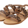 Beautifulshop Σανδάλια Flatforms από Γνήσιο Δέρμα με Λουράκι -Animal Print Beautifulshop Σανδάλια Flatforms από Γνήσιο Δέρμα με Λουράκι -Animal Print
