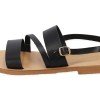 Beautifulshop Σανδάλια Flatforms από Γνήσιο Δέρμα με Λουράκι