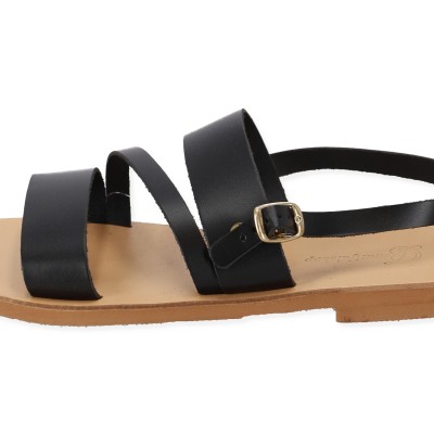 Beautifulshop Σανδάλια Flatforms από Γνήσιο Δέρμα με Λουράκι