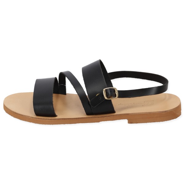 Beautifulshop Σανδάλια Flatforms από Γνήσιο Δέρμα με Λουράκι