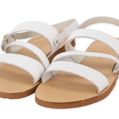 Beautifulshop Σανδάλια Flatforms από Γνήσιο Δέρμα με Λουράκι