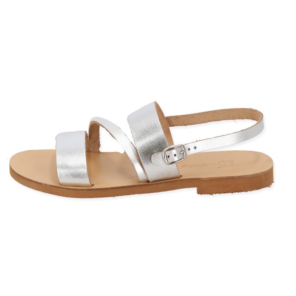 Beautifulshop Σανδάλια Flatforms από Γνήσιο Δέρμα με Λουράκι