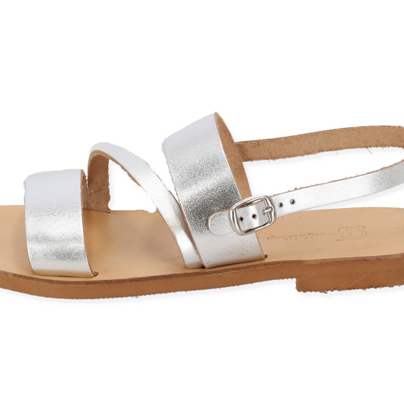 Beautifulshop Σανδάλια Flatforms από Γνήσιο Δέρμα με Λουράκι