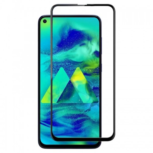 Fullscreen Tempered Glass Μαύρο (Samsung Galaxy A60)
