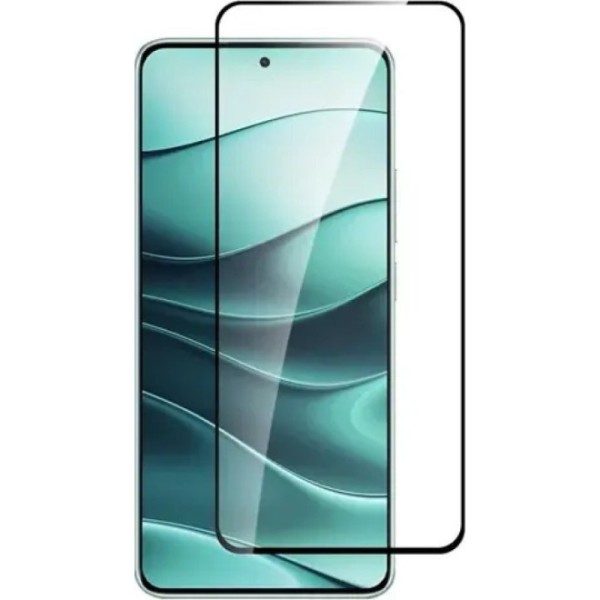 Oba Style Fullscreen Tempered Glass Μαύρο (Xiaomi Redmi Note 14 5G)