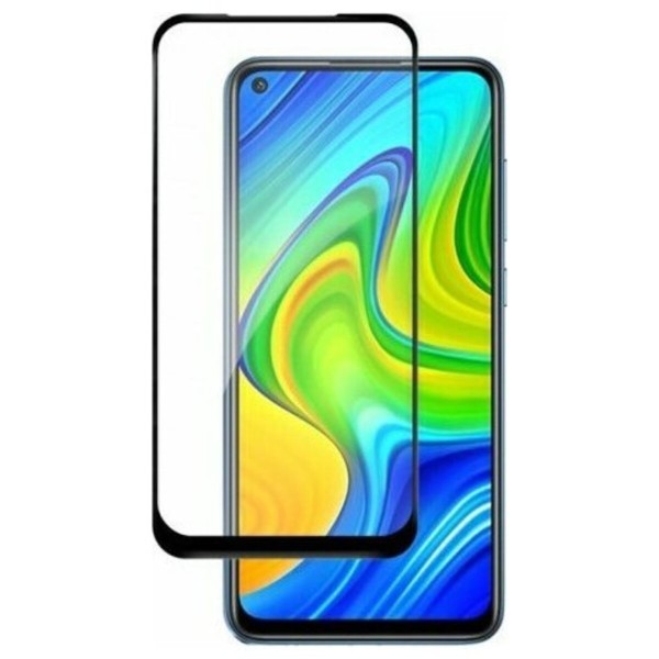 Earldom Fullscreen Tempered Glass Μαύρο (Xiaomi Redmi Note 9 & Xiaomi Redmi Note 9T)