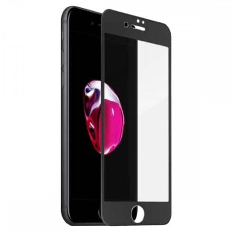Oba Style Fullscreen Tempered Glass Μαύρο (Iphone 7 Plus & Iphone 8 Plus)