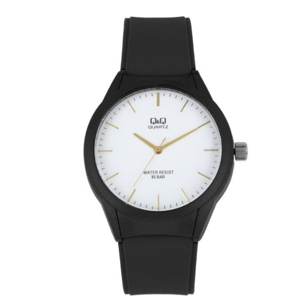 Q&Q Unisex Ρολόι Χειρός σε Μαύρο Χρώμα