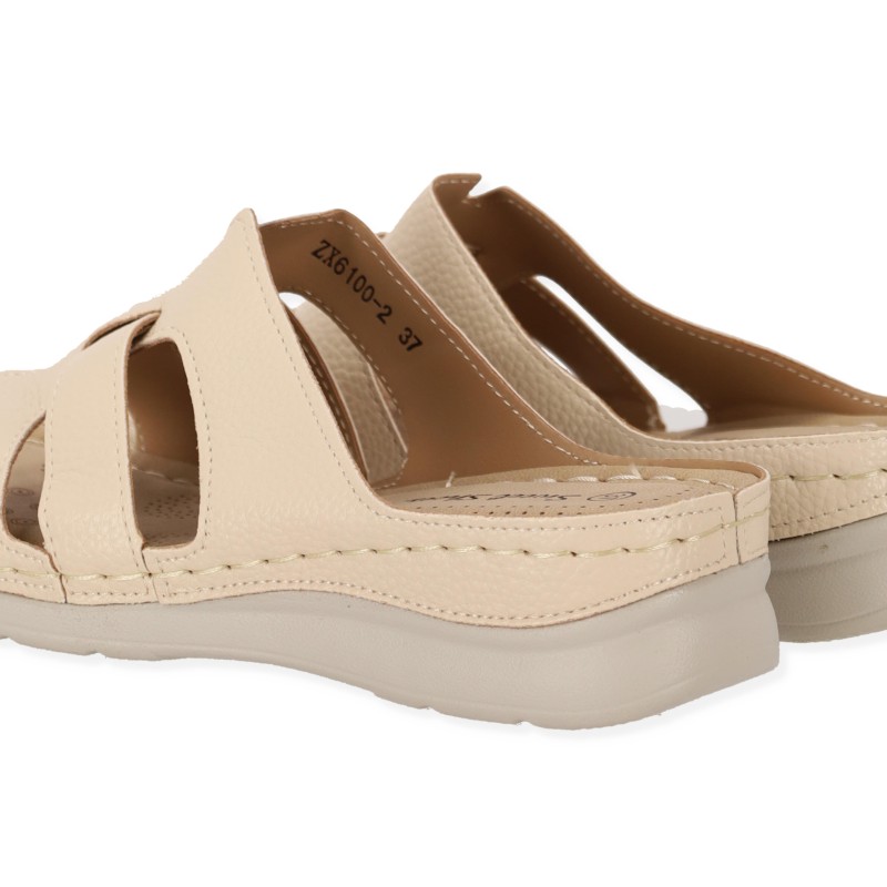 Sweet Shoes Γυναικεία Ανατομική Παντόφλα από Δερματίνη