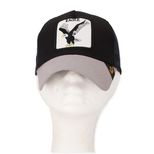 ΟΕΜ Ανδρικό Υφασμάτινο Καπέλο Jockey με Φιλέ -Eagle