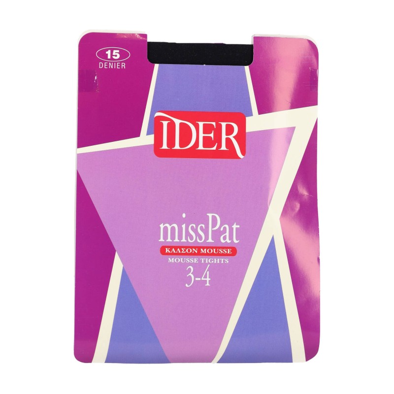 Ιder MissPat 15 Den Γυναικείο Καλσόν Mousse με Διπλό Κάβαλο