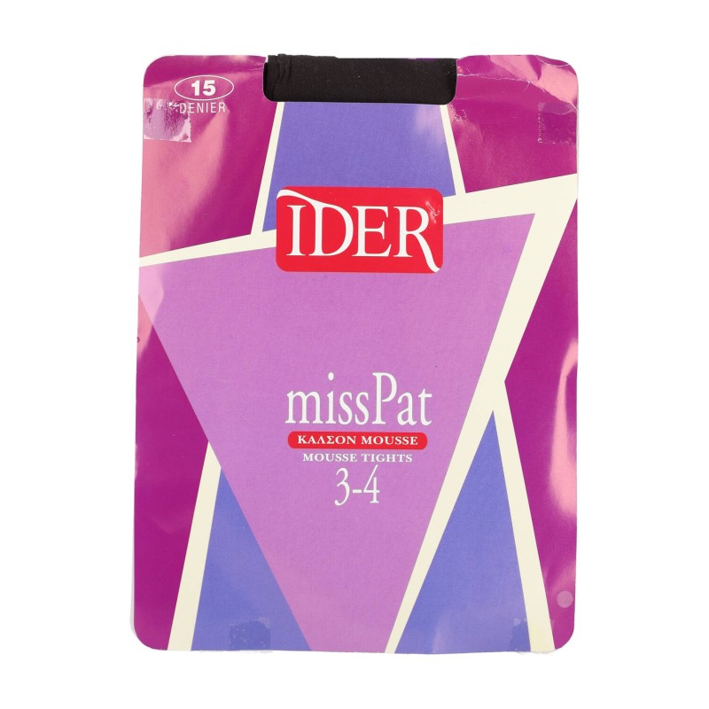 Ιder MissPat 15 Den Γυναικείο Καλσόν Mousse με Διπλό Κάβαλο
