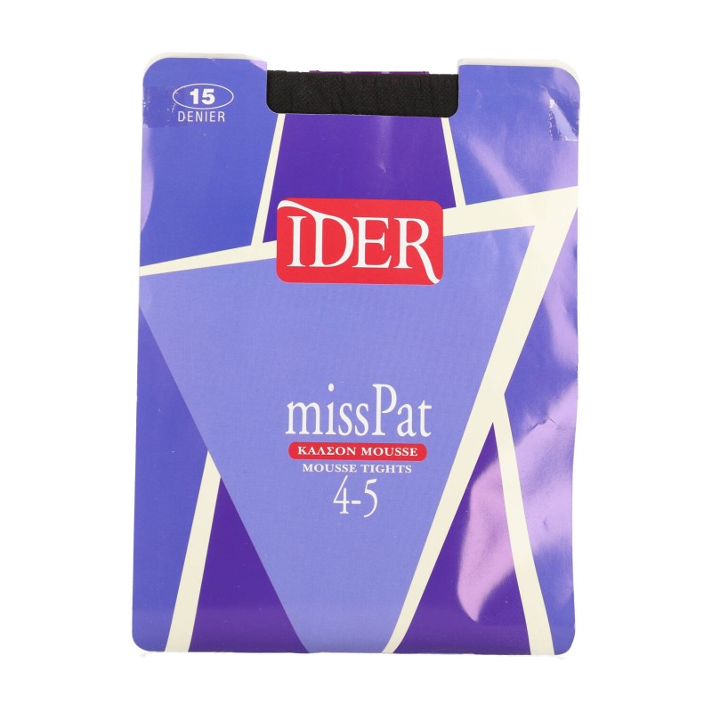 Ider MissPat 15 Den Γυναικείο Καλσόν Mousse με Μεγάλο Διπλό Κάβαλο