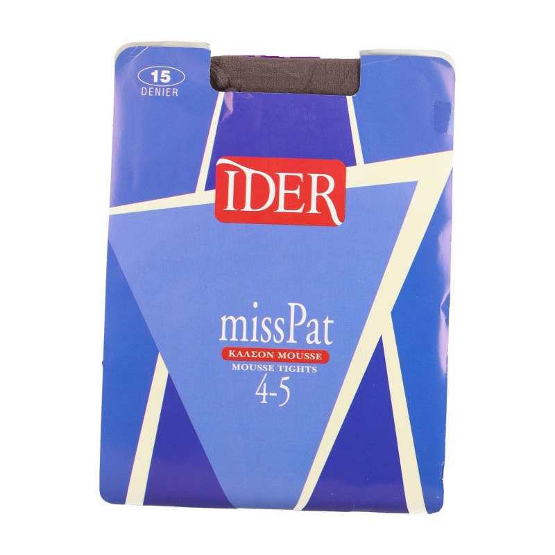 Ider MissPat 15 Den Γυναικείο Καλσόν Mousse με Μεγάλο Διπλό Κάβαλο
